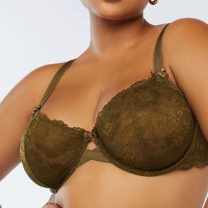 Unlined Floral Lace Bra